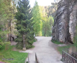 Vstup do skal, Pískovna