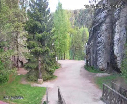 Vstup do skal, Pískovna
