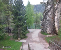 Vstup do skal, Pískovna