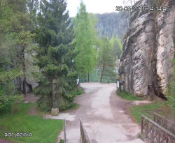 Vstup do skal, Pískovna