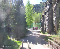 Vstup do skal, Pískovna