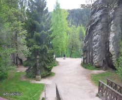 Vstup do skal, Pískovna