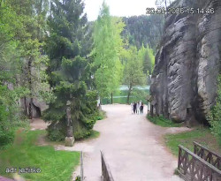 Vstup do skal, Pískovna