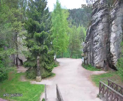 Vstup do skal, Pískovna