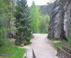 Vstup do skal, Pískovna