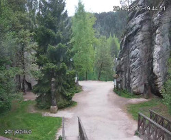 Vstup do skal, Pískovna
