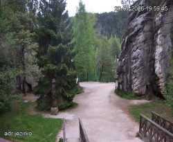 Vstup do skal, Pískovna