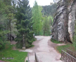 Vstup do skal, Pískovna