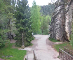 Vstup do skal, Pískovna