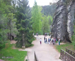 Vstup do skal, Pískovna