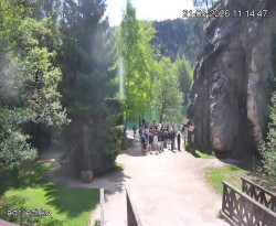 Vstup do skal, Pískovna