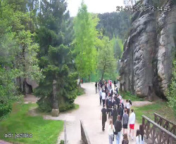 Vstup do skal, Pískovna