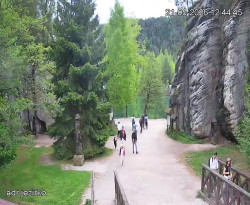 Vstup do skal, Pískovna