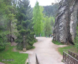 Vstup do skal, Pískovna