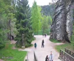 Vstup do skal, Pískovna