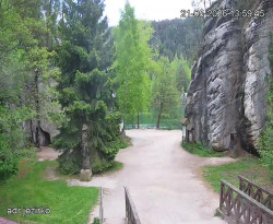 Vstup do skal, Pískovna