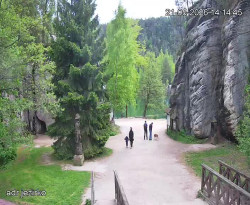 Vstup do skal, Pískovna