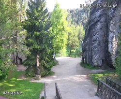 Vstup do skal, Pískovna