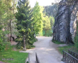 Vstup do skal, Pískovna