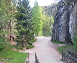 Vstup do skal, Pískovna