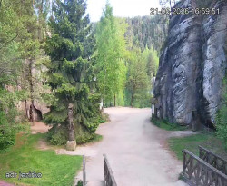 Vstup do skal, Pískovna