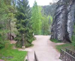 Vstup do skal, Pískovna