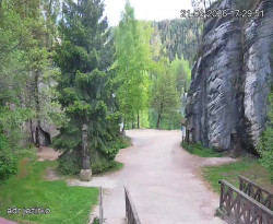 Vstup do skal, Pískovna