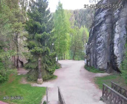Vstup do skal, Pískovna