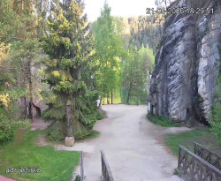 Vstup do skal, Pískovna