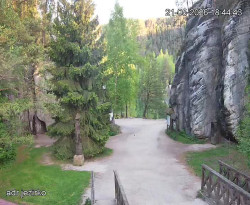 Vstup do skal, Pískovna