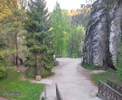 Vstup do skal, Pískovna