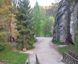 Vstup do skal, Pískovna