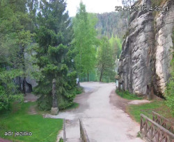 Vstup do skal, Pískovna