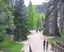 Vstup do skal, Pískovna