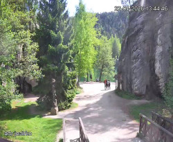 Vstup do skal, Pískovna