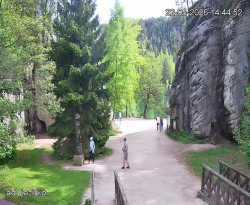Vstup do skal, Pískovna