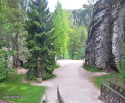 Vstup do skal, Pískovna
