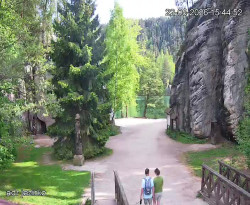 Vstup do skal, Pískovna