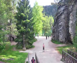 Vstup do skal, Pískovna