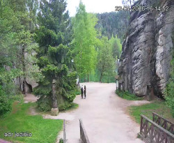 Vstup do skal, Pískovna