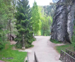 Vstup do skal, Pískovna