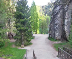 Vstup do skal, Pískovna