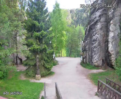 Vstup do skal, Pískovna