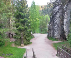 Vstup do skal, Pískovna