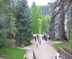 Vstup do skal, Pískovna