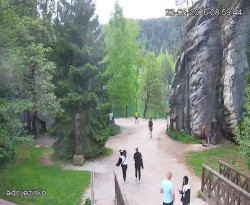 Vstup do skal, Pískovna