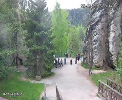 Vstup do skal, Pískovna