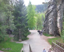 Vstup do skal, Pískovna