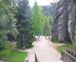 Vstup do skal, Pískovna