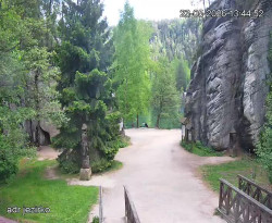 Vstup do skal, Pískovna